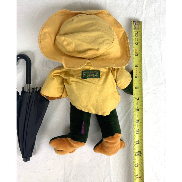 Vintage Boyds Bears G Kelley Ribbit Frog Bearware Rain Coat Umbrella 1991-1996 - Picture 11 of 14